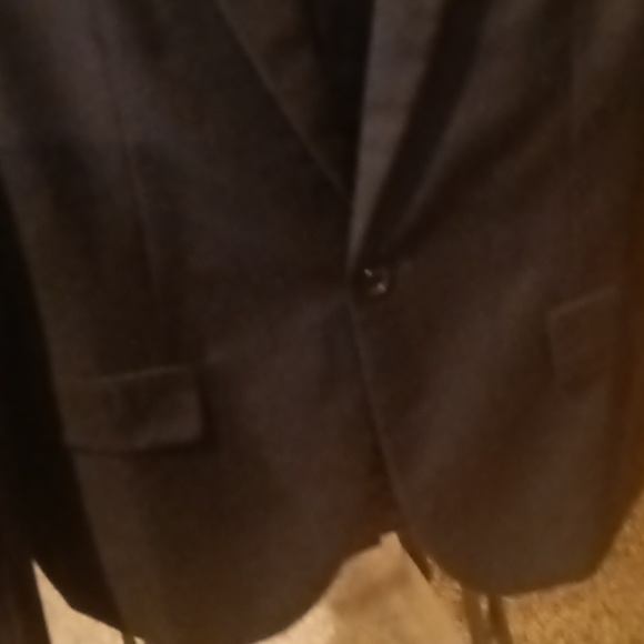 NWT COOFANDY black sports jacket/ blazer w hanky and flap pockets Size Medium - Picture 4 of 13